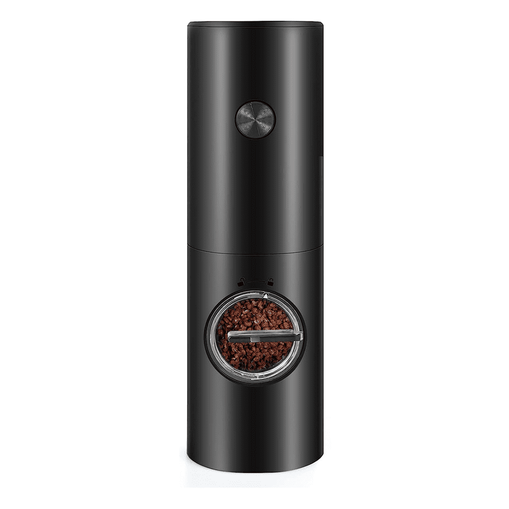 Salt and pepper mill, battery operated with LED lighting