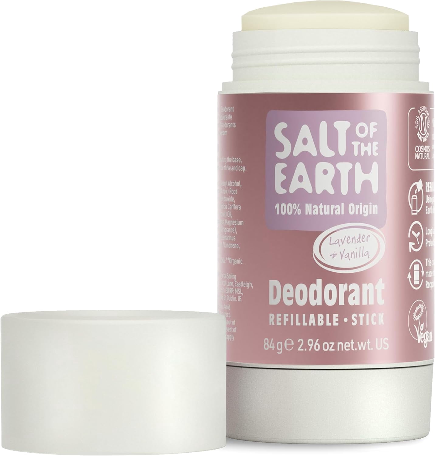 Salt of the Earth | Lavender & Vanilla Natural Deodorant Stick - 84g