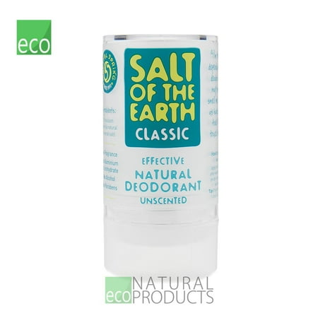 Salt of the Earth Natural Crystal Deodorant Stone Unscented 90g