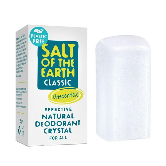 Salt of the Earth Natural Plastic Free Crystal Deodorant  2.6oz