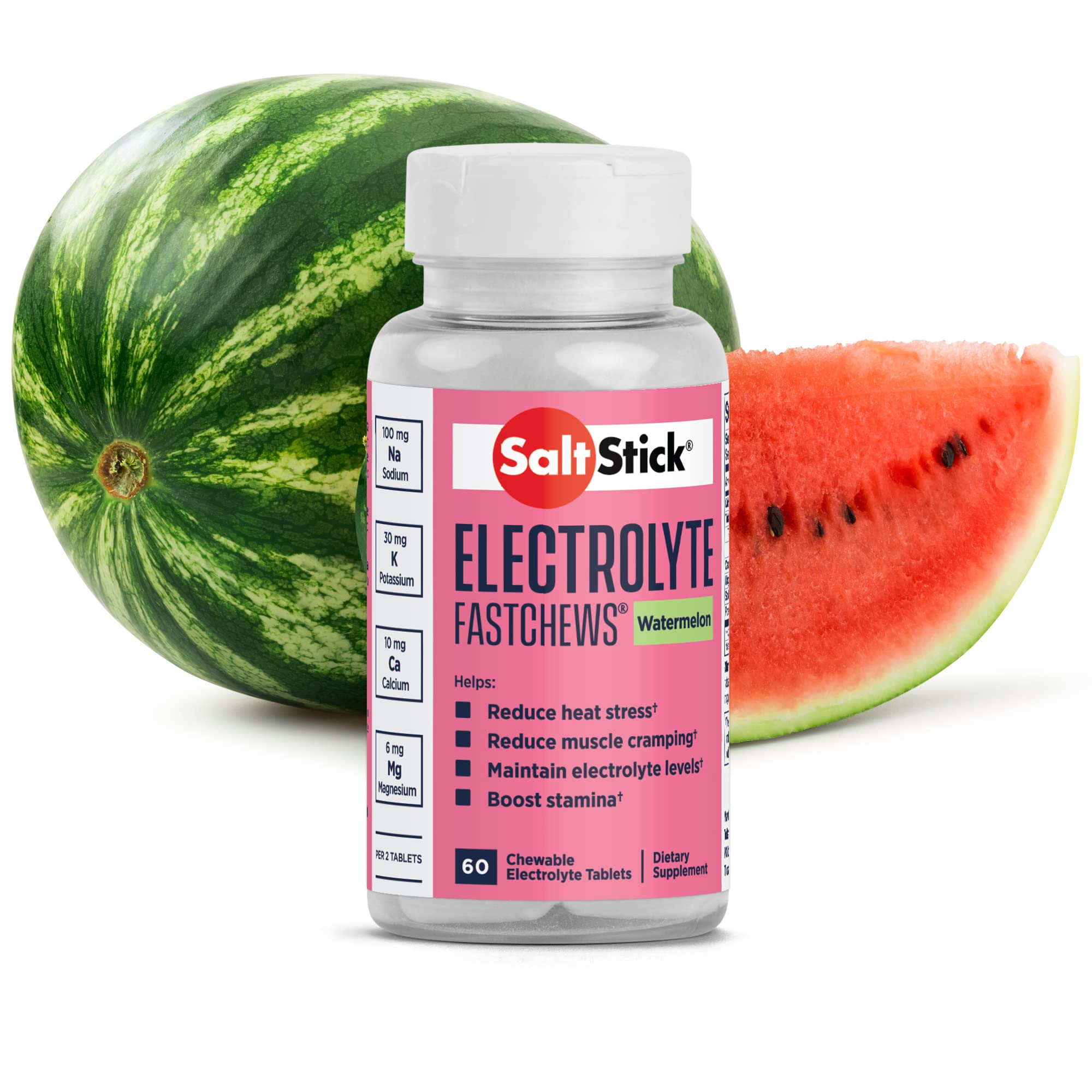 SaltStick FastChews Electrolytes 60 Chewable Electrolyte Tablets