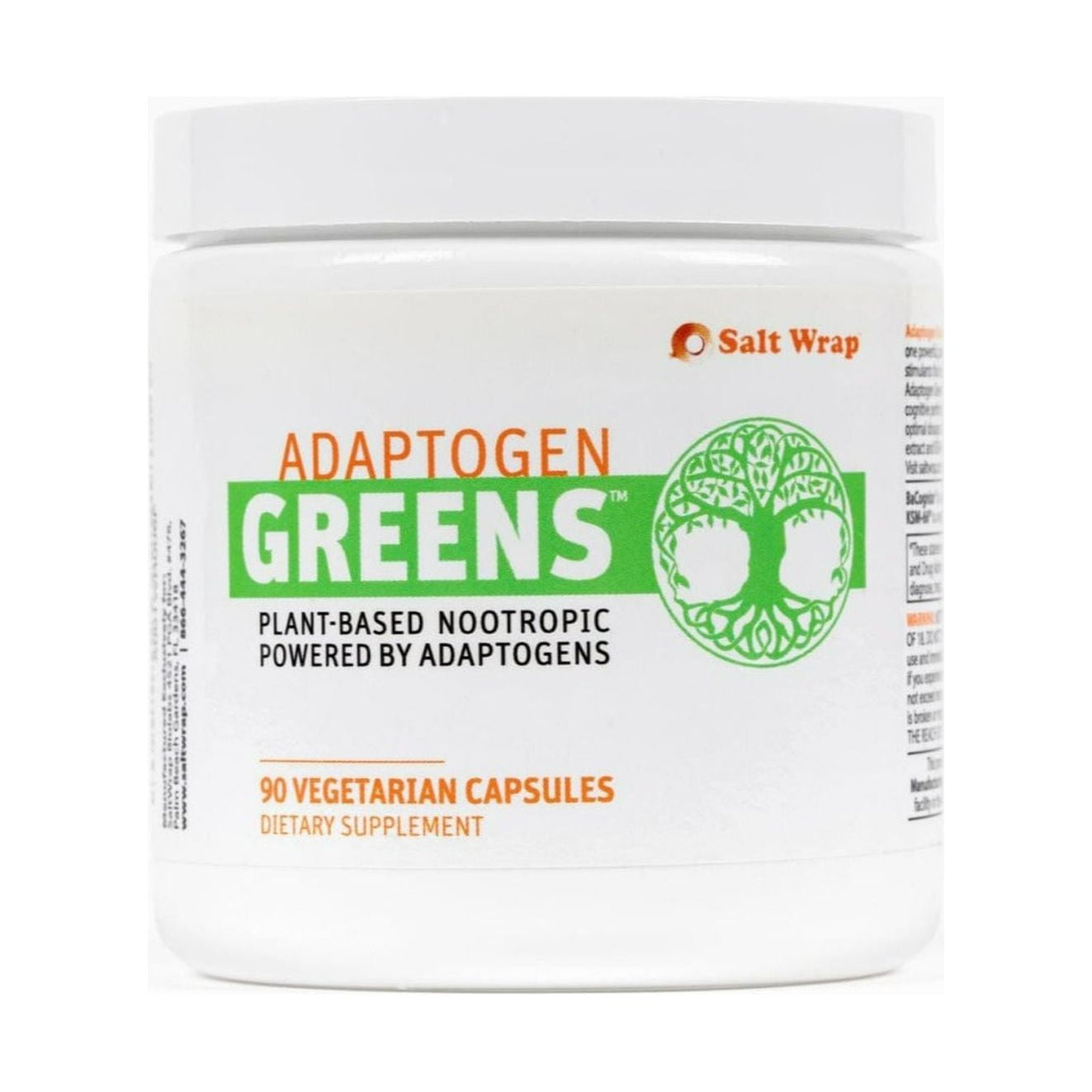 SaltWrap Adaptogen Greens Caffeine Free Nootropic for Cortisol
