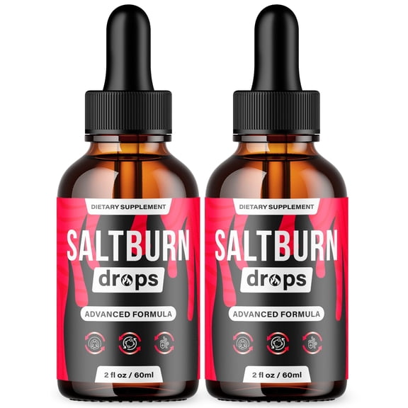 Saltburn Advanced Formula Drops Supporting Your Active Lifesyle Naturally Salt Burn 60 Servings