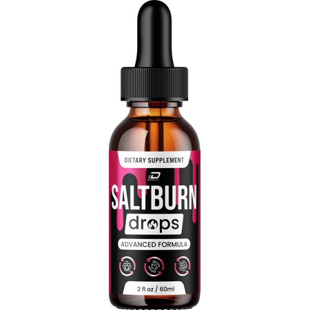 Saltburn Liquid Drops – Salt BurnNatural Blend Healthy Organic Support, 1 Pack, 1 Month Supply