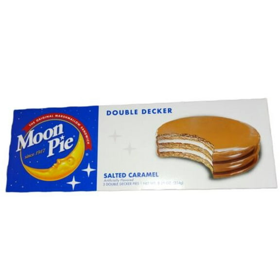 Salted Caramel 3 Double Decker Moon Pies New Box