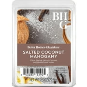 Salted Coconut & Mahogany Scented Wax Melts, Better Homes & Gardens, 2.5 oz