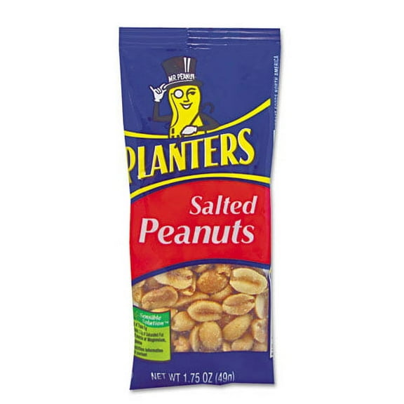 Salted Peanuts, 1.75 Oz, 12/box | Bundle of 2 Boxes