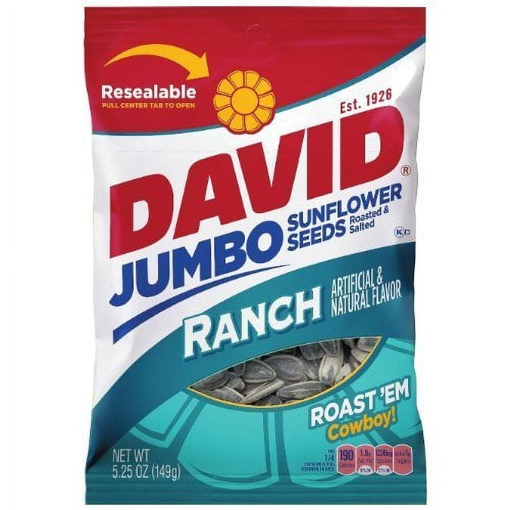 Salted RANCH Flavored Sunflower Seeds (3 Packs) Home Grocery Product