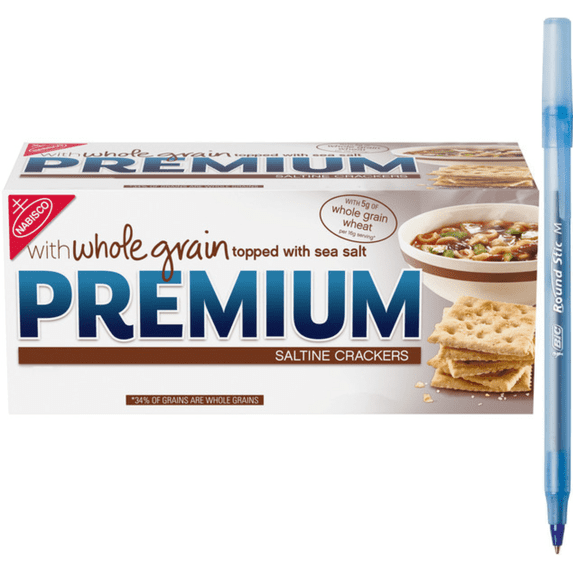Saltine Crackers Whole Grain Sea Salt 16.96 Oz