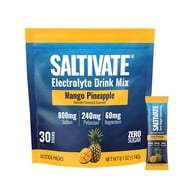 Saltivate Mango Pineapple Electrolyte Packets, Sugar Free, 30 Sticks