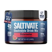 Saltivate Watermelon Electrolyte Powder, Sugar Free, 45 Servings