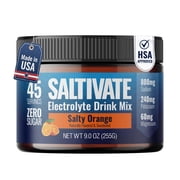 Saltivate Salty Orange Electrolyte Powder, Sugar Free, 45 Servings