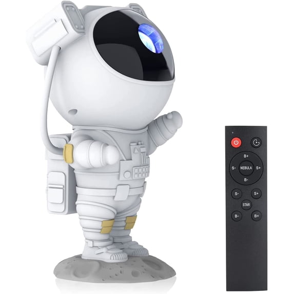 Saltnlight Astronaut Star Projector: Galaxy Light with Timer, Remote ...