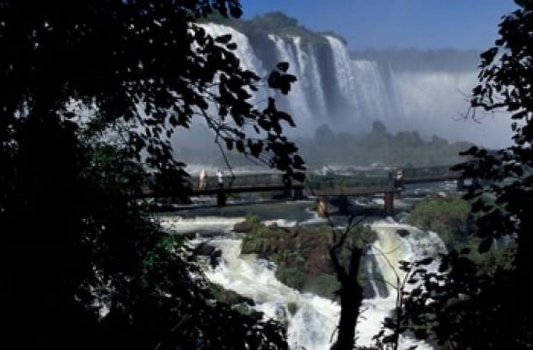 Salto Floriano Iguacu National Park Parana Brazil Canvas Art - Julie Bendlin DanitaDelimont (36 x 24)