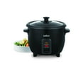 thumbnail image 1 of Salton, Automatic 6-Cup Electric Rice Cooker, Black - Non Stick, 1 of 5