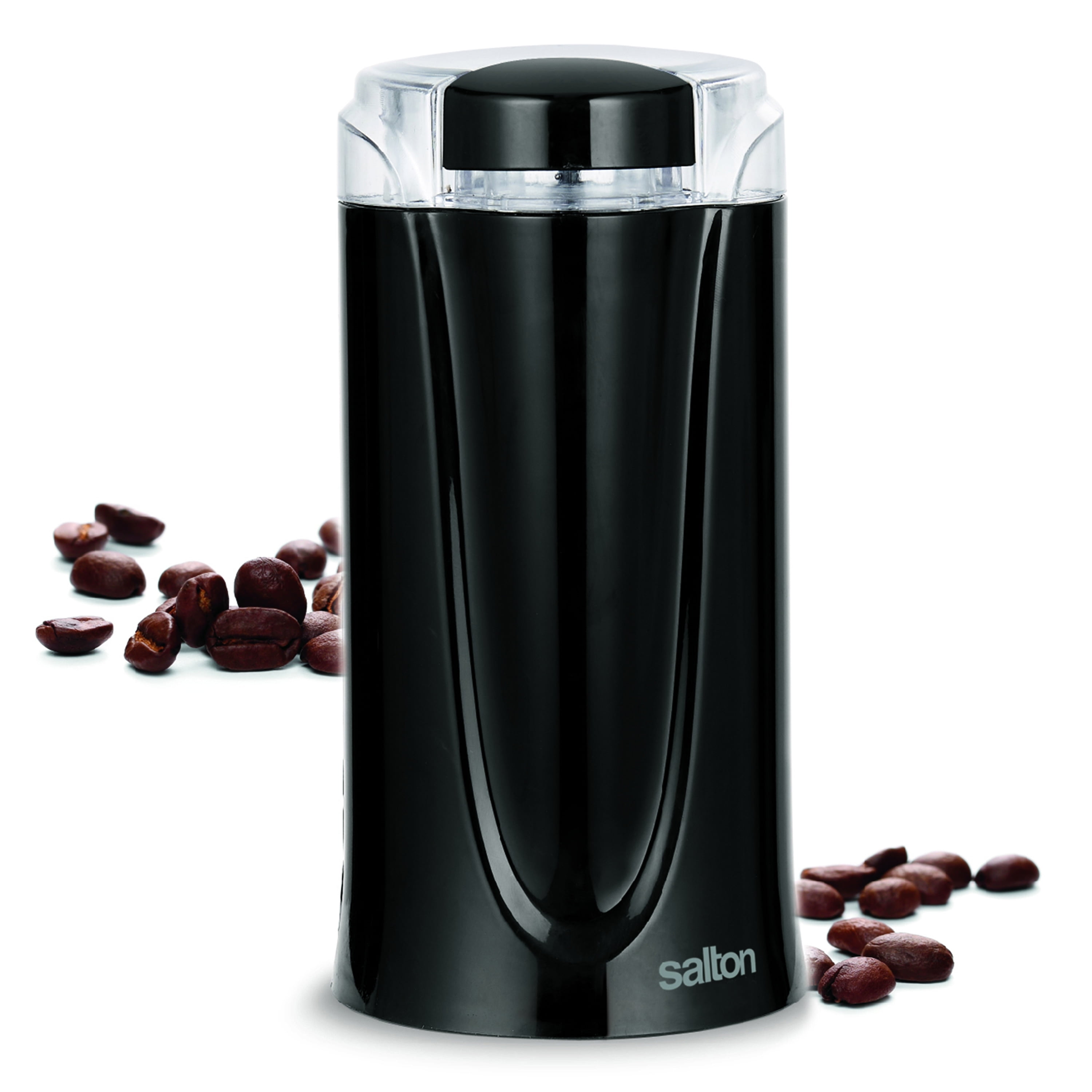 Black Stainless Steel Electric Coffee and Spice Grinder