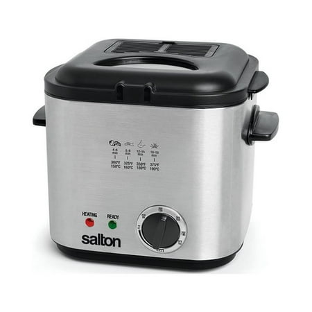 Salton DF1539 Compact Deep Fryer, Stainless Steel