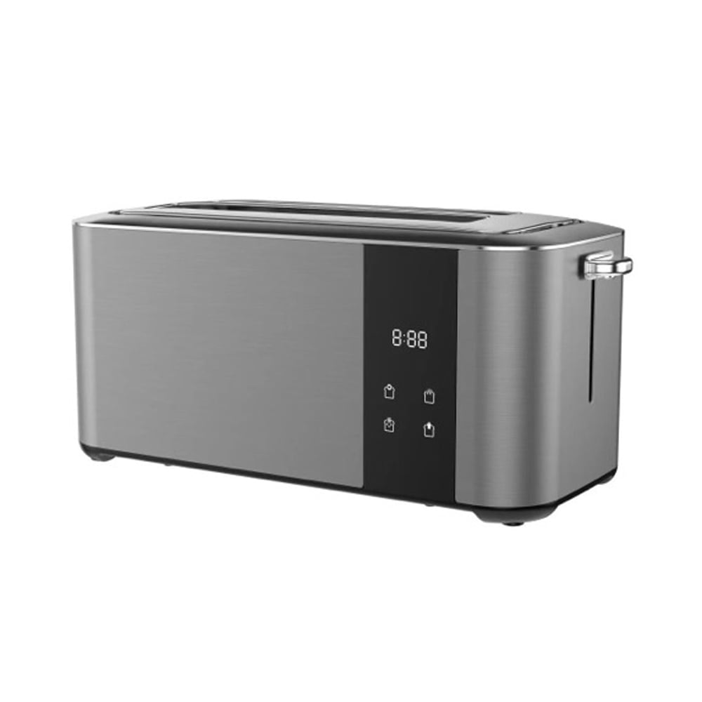 Salton Stainless Steel Digital 4-Slice Long Slot Toaster