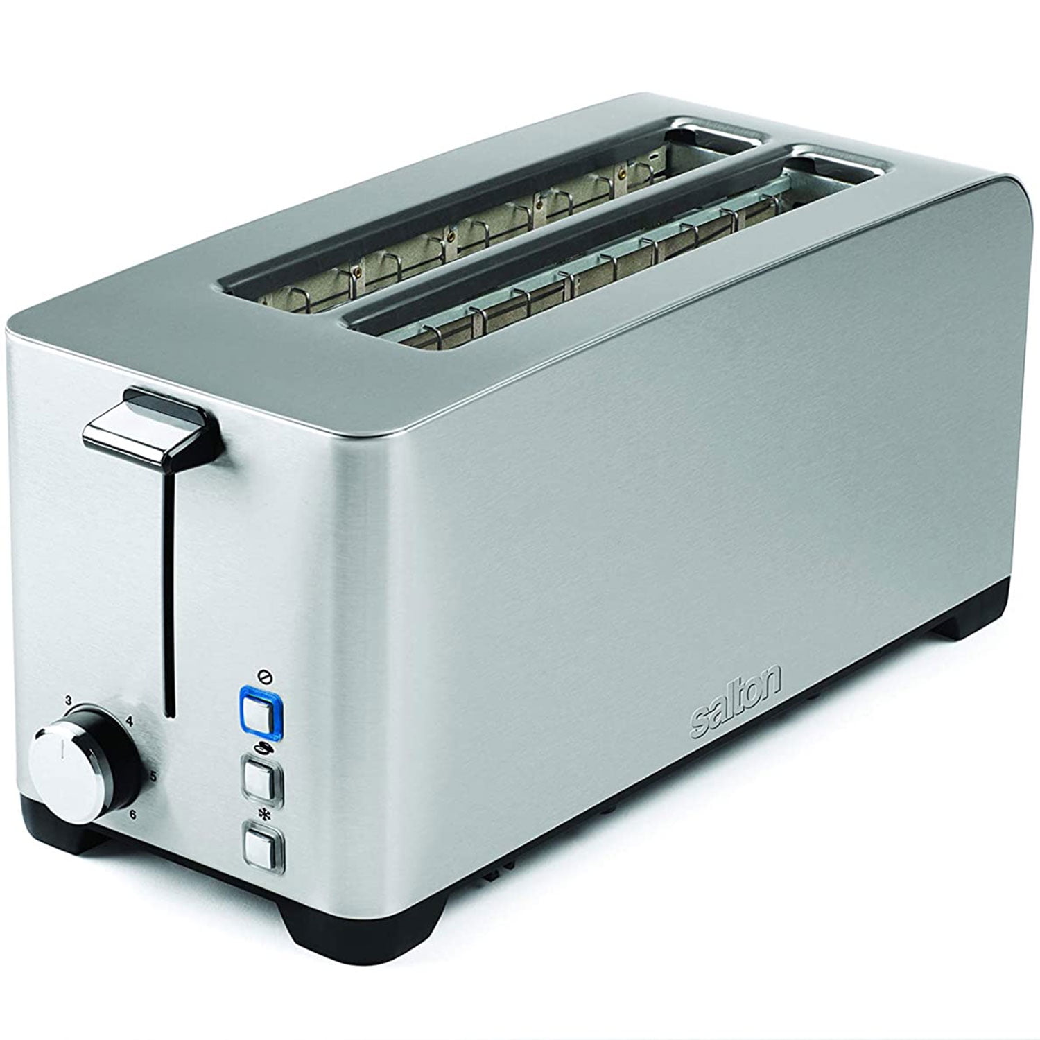 Salton ET1817 Long Slot 4 Slice Toaster Silver