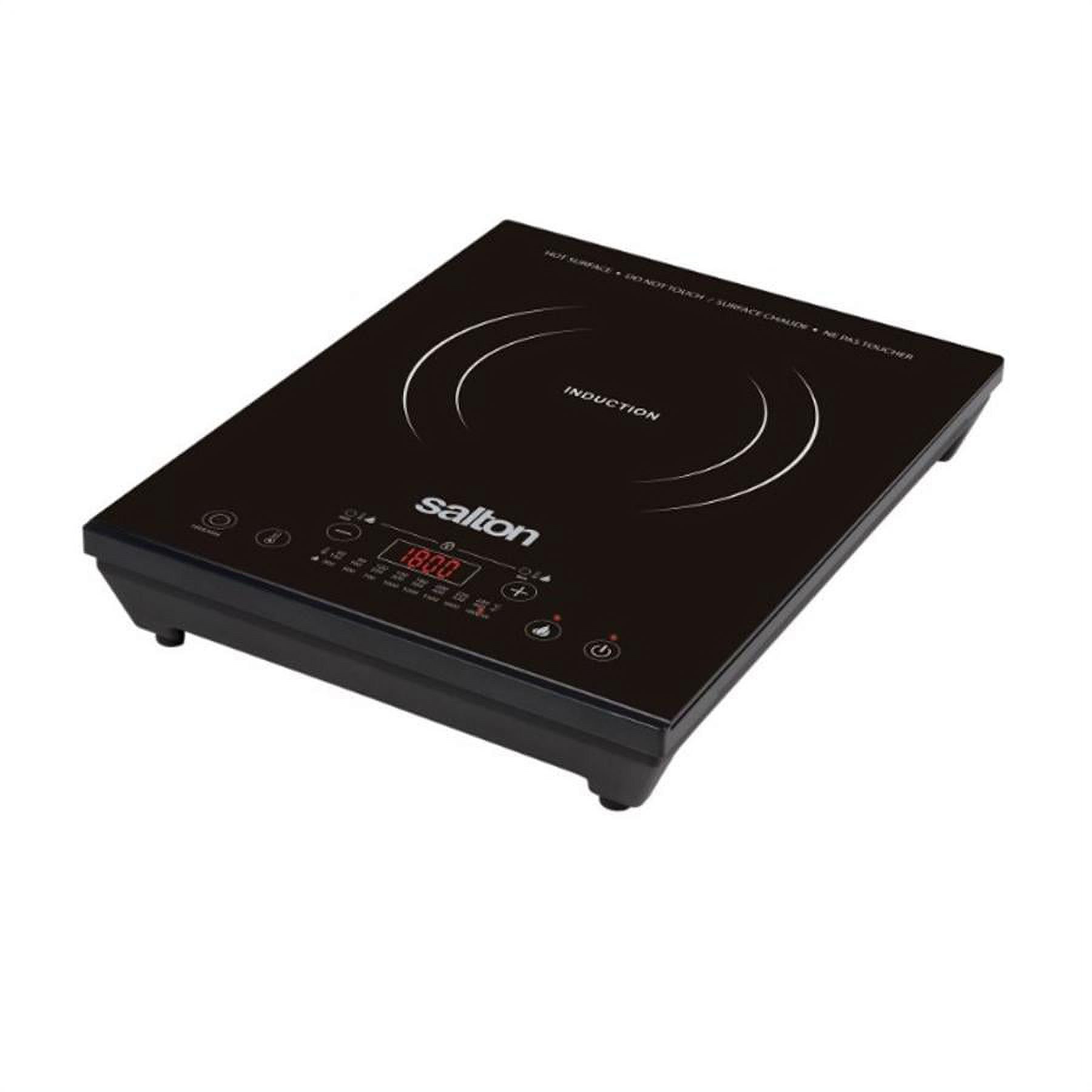 Salton ID1401 - Portable Induction Cooktop with 8 Temperature Settings,  Black - Walmart.com