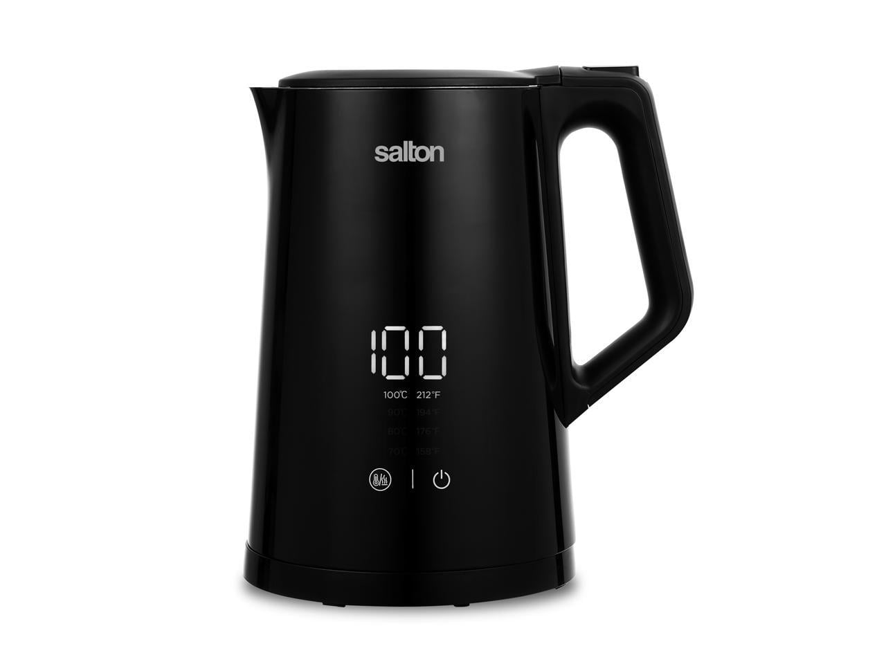 Salton 1.7-Liter Cordless Electric Kettle, Black JK1199