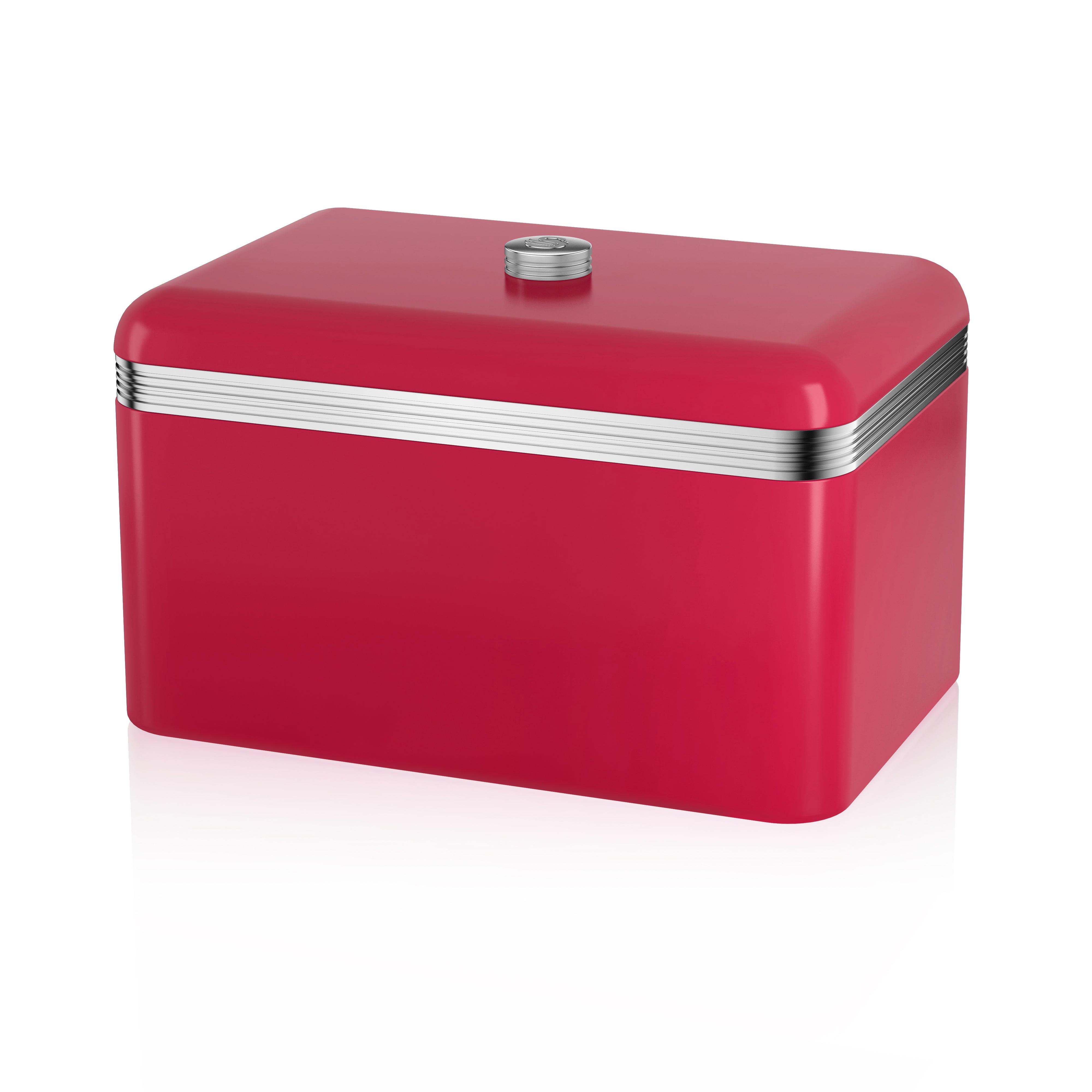 Salton SWKA1010RN Swan Retro Bread Bin Red