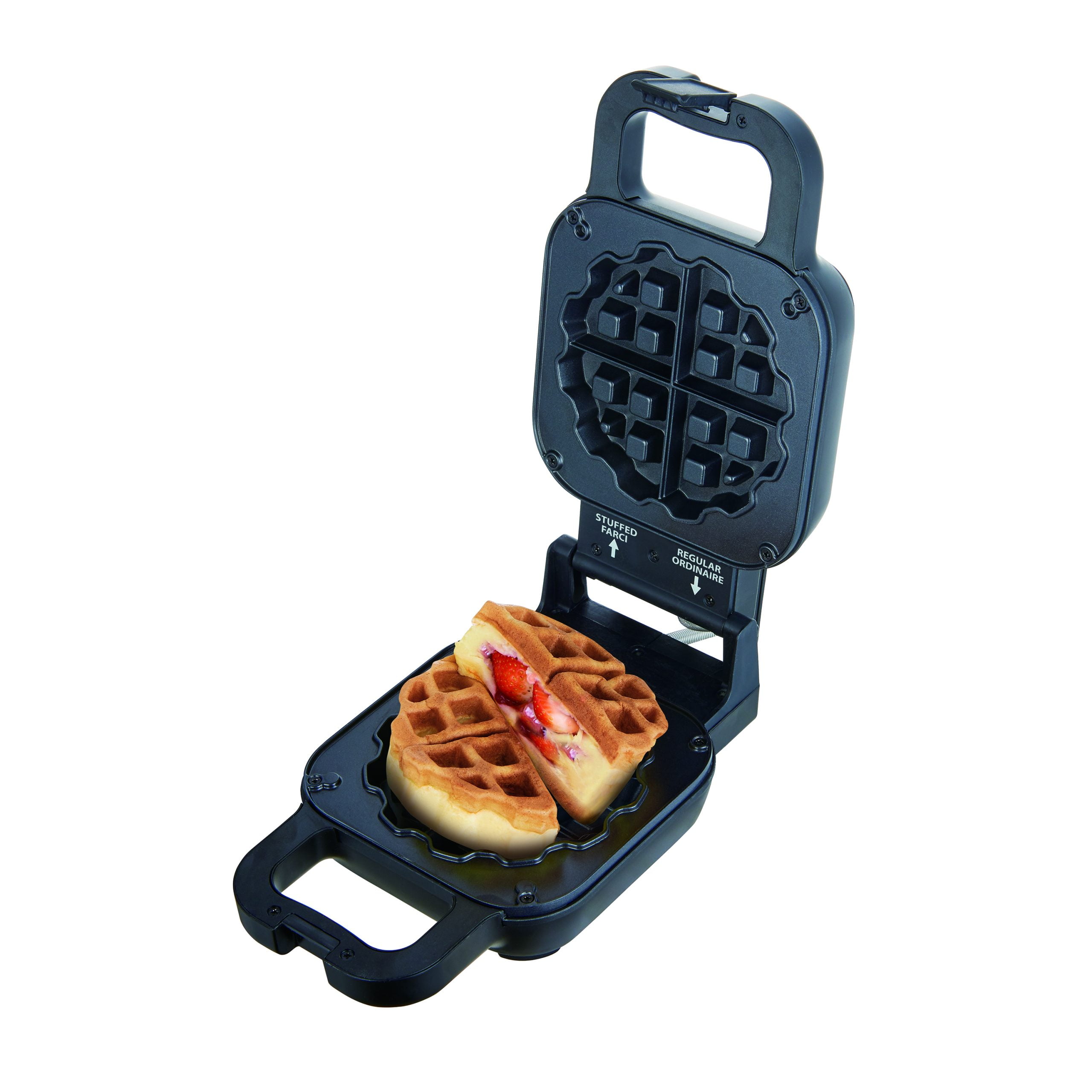 Salton Electric Belgium Waffle Maker - Crispy Stuffed Waffles with