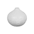 thumbnail image 1 of Saltoro Sherpi Patterned Ceramic Vase In Traditional Style, White, 1 of 3