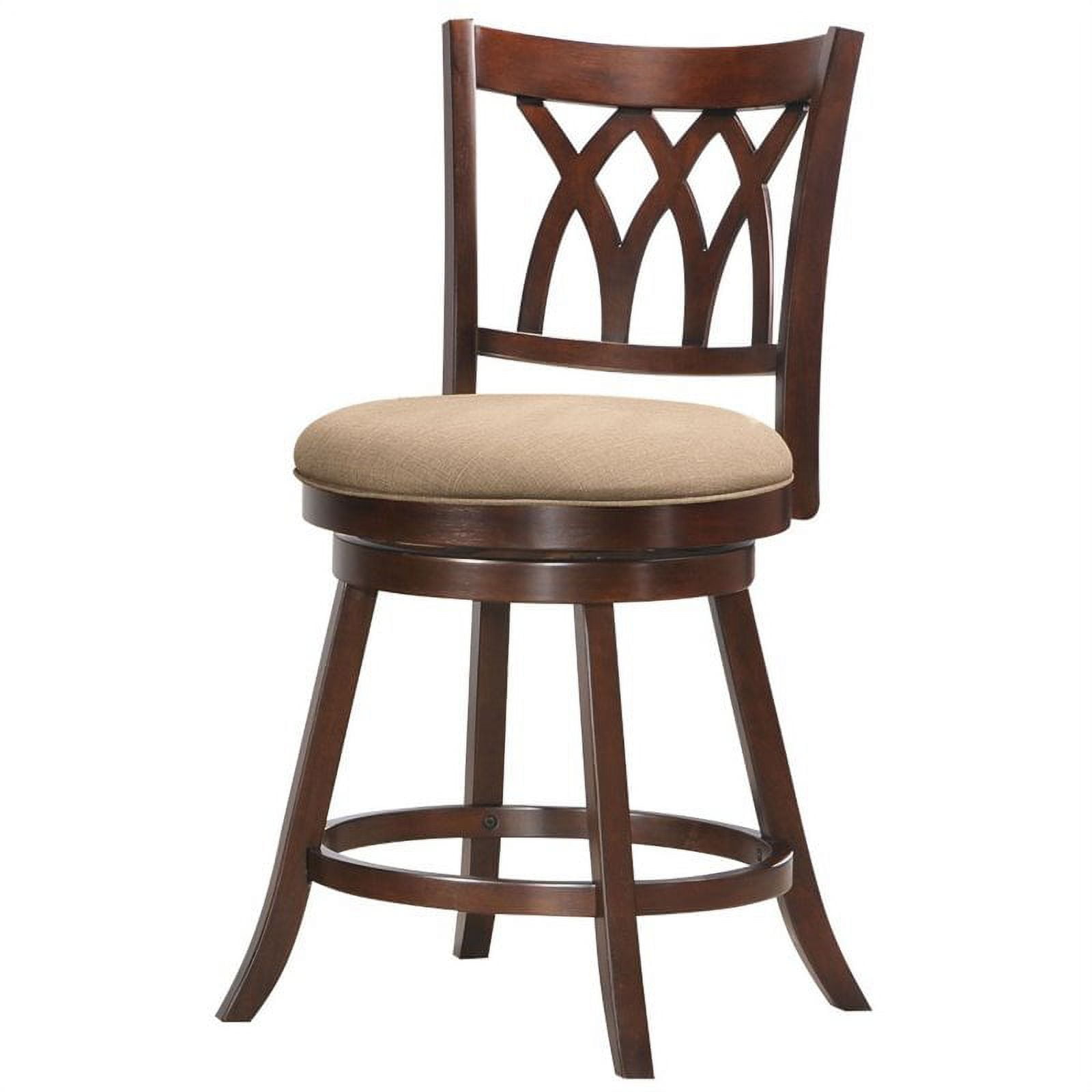 Saltoro Sherpi Tabib Counter Height Chair with Swivel, Fabric