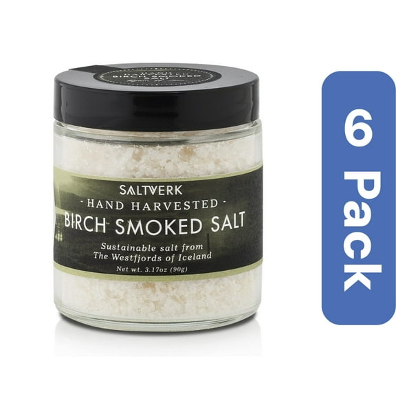 Saltverk Birch Smoked Sea Salt 3.17 oz (Pack Of 6)