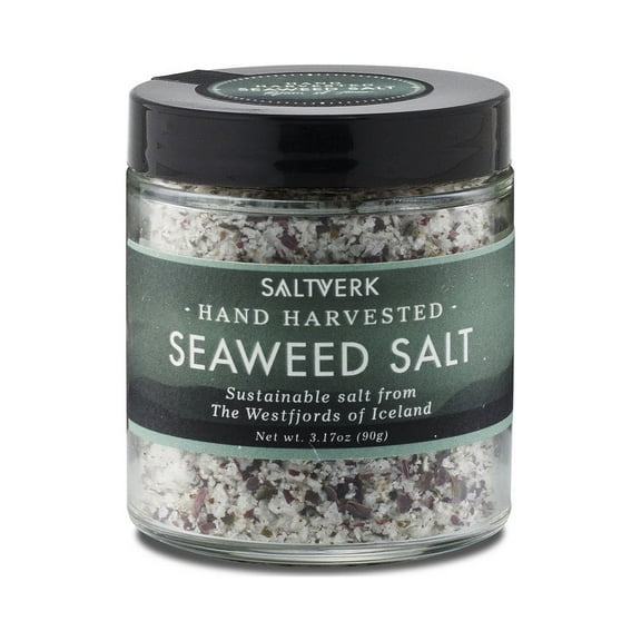 Saltverk Seaweed Salt, 3.17oz of Handcrafted Icelandic Sea Salt