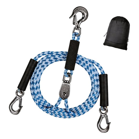 Saltwater Dock Line With Stainless Steel Hook Suitable For Surfing And Anchoring