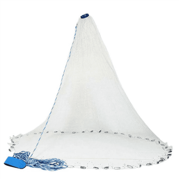 Saltwater Fishing Cast Net for Bait Trap Fish 4/5/6 Ft Radius Casting Nets with Heavy pwm25