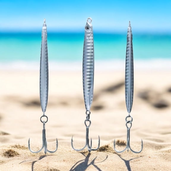 Saltwater Fishing Lures Jigs Spoons For Striped B Pompano Spanishkerel Bluefish