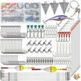 Saltwater Lures Surf Fishing Tackle Box Kit, 161pcs Ocean Beach Fishing