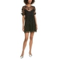 thumbnail image 1 of Saltwater Luxe womens  Beaded Mesh Mini Dress, xs, Black, 1 of 3