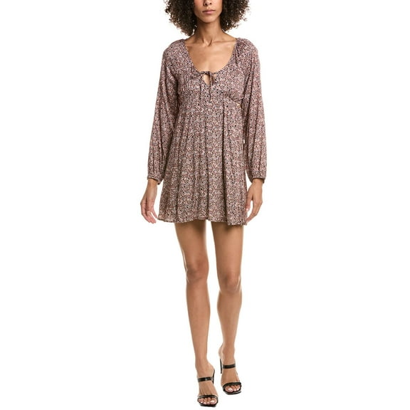 Saltwater Luxe womens  Cutout Mini Dress, s, Pink