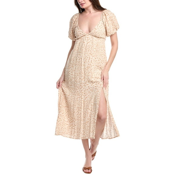 Saltwater Luxe womens  Maxi Dress, s, Brown