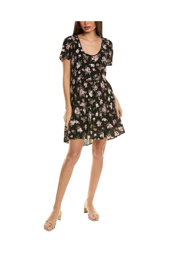 womens  Mini Dress, m, Black