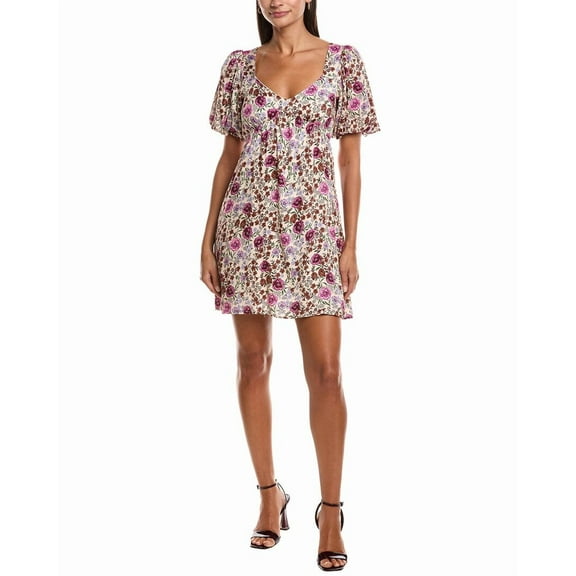 Saltwater Luxe womens Mini Dress, l, Pink