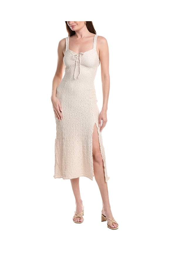 womens  Tank Midi Dress, s, White