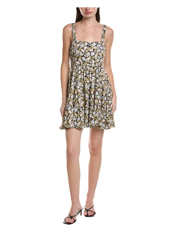 womens Tank Mini Dress, s, Black