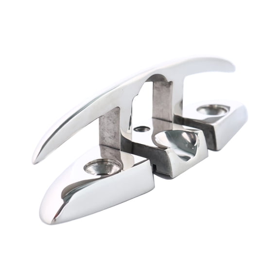 Saltwater Resistant Foldable Dock Cleat with 1000kg Load Capacity Tool Easy Operate Simple Installation for Sailboats