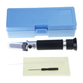 Saltwater Salinity Tester With Automatic Temperature Aluminum Alloy Hydrometer For Fishtanks
