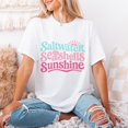 thumbnail image 1 of Saltwater Seashells Sunshine T-Shirt Summer Beach Vacation Shirt Design, 1 of 5