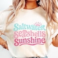 thumbnail image 1 of Saltwater Seashells Sunshine T-shirt, Summer Shirt, Beach Shirt, Vacation Shirt, Summer Shirt TH310509, 1 of 5
