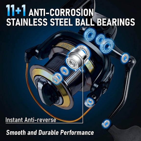 Saltwater Spinning Reel 10000/11000