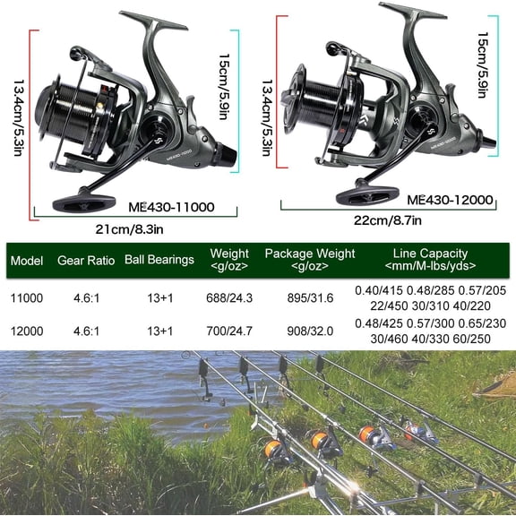 Saltwater Spinning Reels 10000 Series Carp Fishing Reels
