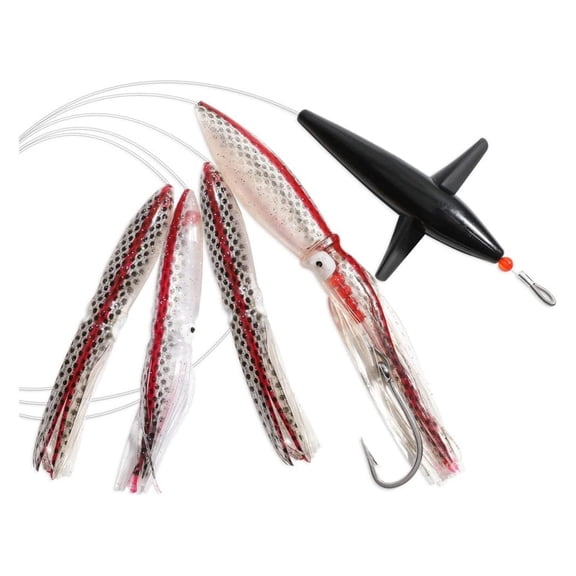 Saltwater Squid Trolling Lure for Marlin Tuna Mahi Dolphin Durado Wahoo Trolling Lures Free Mesh Bag Offshore Big Game Lures