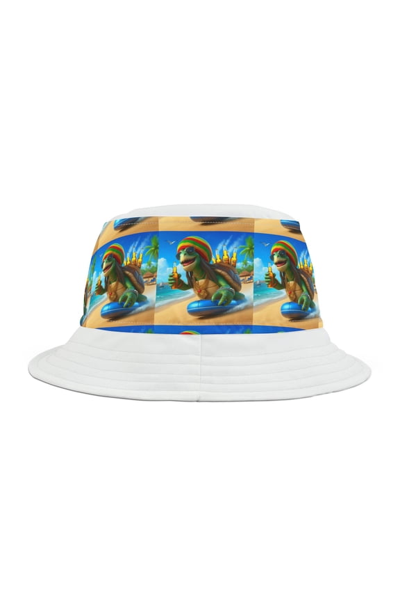 SaltwaterRagz BEACH-COMBER TURTLE Bucket Hat